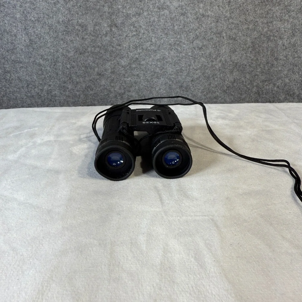 Polaroid 10x25 Compact Binoculars with Case Optics Travel Bird Watching